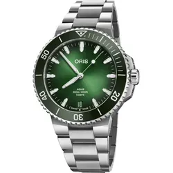 Oris Aquis Date Calibre 400 43,5mm Calibre 400" 01 400 7790 4157-07 8 23 02PEB" - grün,silber - 43.5mm