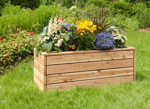 KONIFERA Pflanzkübel aus langlebigem Lärchenholz, 80x40x43 cm - Robuster Pflanzkübel aus hochwertigem Lärchenholz, ideal für Garten und Terrasse. Mit seinen großzügigen Maßen bietet er viel Platz für Pflanzen und überzeugt durch seine Langlebigkeit. Erhältlich in verschiedenen Größen für jeden Bedarf.