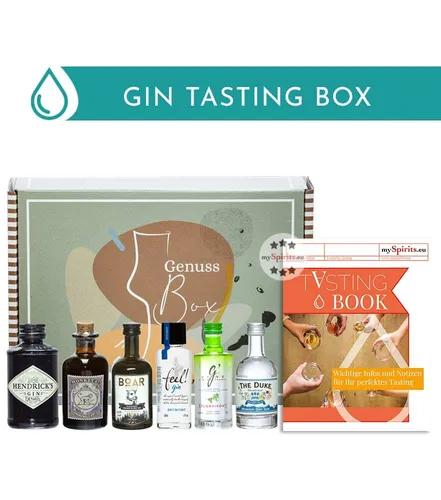 Gin Tasting Set Liebliche Gins - Entdecken Sie die Vielfalt von Monkey 47, G’Vine Floraison und mehr mit unserem Gin Tasting Set. Ideal zum Probieren oder Verschenken, für echte Gin-Liebhaber!