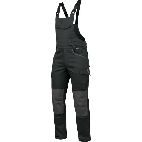 Würth MODYF Arbeitslatzhose Stretch X Handwerker Blaumann für Herren Flexibel, robust, komfortabel Herren Latzhose, Dunkelgrau