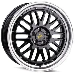 Zoll KESKIN KT22 5x100 ET30 Alufelgen - Felgen aus hochwertigem Aluminium mit einem eleganten Schwarz Lip Polished Finish, ideal für ein sportliches Upgrade Ihres Fahrzeugs.