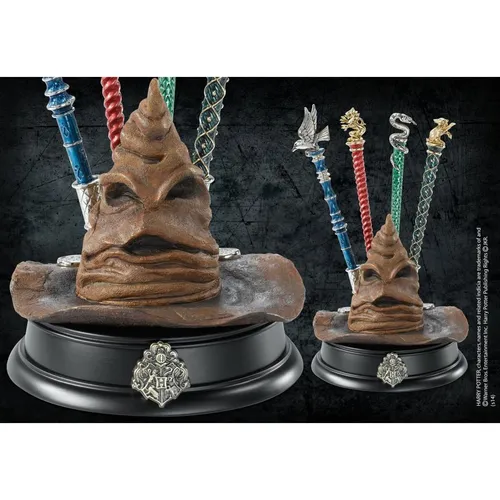 Noble Collection Harry Potter Sprechender Hut Stifthalter - Kreatives Kostüm Accessoire für Harry Potter Fans, ideal für die Aufbewahrung von Stiften und als dekoratives Element für jeden Schreibtisch.