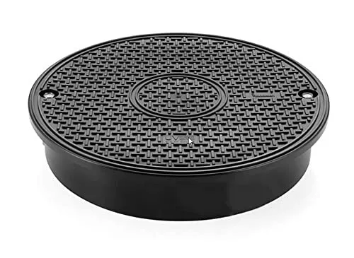 Schachtabdeckung DN315 für Wellrohr - Hochwertiger Schachtdeckel DN315, ideal für Baudrainagen, bietet zuverlässigen Schutz und Langlebigkeit für Ihre Entwässerungssysteme.