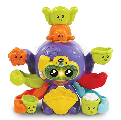 Vtech Badespielzeug Badespaß Oktopus - Buntes Badespielzeug mit Sound, ideal für Kinder ab 12 Monaten