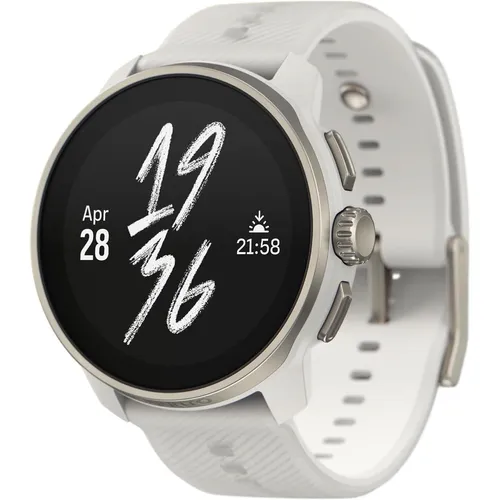 SUUNTO Race S Sportuhr - Glasfaserverstärktes Polyamid, für Handgelenke 125-175 mm, Zusatzarmband bis 215 mm, stilvolles Powder Gray