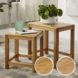 3S Frankenmöbel Esstisch »Diez« 140 cm aus Massivholz - Esstisch in 140x90 cm aus geölter Wildeiche, robust und stilvoll, ideal für gemütliche Abendessen mit Familie und Freunden.