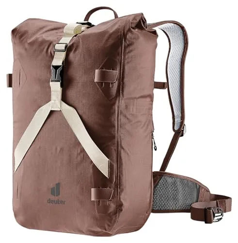 deuter Amager 25+5 Fahrradrucksack - Wasserdichter Rucksack mit Roll-Top für erweitertes Volumen, ideal für Radfahrer. Inklusive verstärktem Laptopfach und praktischen Materialschlaufen für Schloss oder Helm.