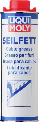 Liqui Moly Blechdose Seilfett 1l - Öle & Schmierstoffe – Hochwertiges Seilfett mit ausgezeichnetem Korrosionsschutz, ideal zur Konservierung von Drahtseilen und als Unterbodenschutz für Fahrzeuge.