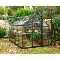 Palram - Canopia Gewächshaus Harmony 306x185 cm - Garten-Zubehör mit robustem Aluminiumrahmen und unzerbrechlichen Polycarbonatwänden für optimale Lichtdurchlässigkeit und Pflanzenwachstum.