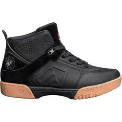 Gleitschuh EPIC GRINDSHOES "Stomper/Storm" Gr. 46, braun - Schlitten mit extra Knöchelschutz für mehr Sicherheit beim Sliden. Hochwertiges Wildleder und verschweißte TPU-Applikationen sorgen für Langlebigkeit und Komfort beim Grinden.