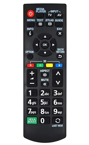 Ersatz TV Fernbedienung passend für Panasonic N2QAYB000816 Fernseher