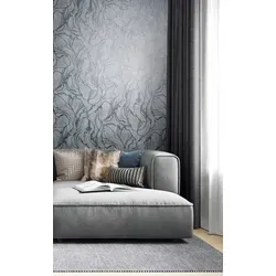 Marburg Vliestapete Linien Beton Optik Grau Silber 34254 City Glow - Moderne Vliestapete in Betonoptik, ideal für stylische Wohnräume. Einfach zu verarbeiten und sorgt für einen urbanen Look.