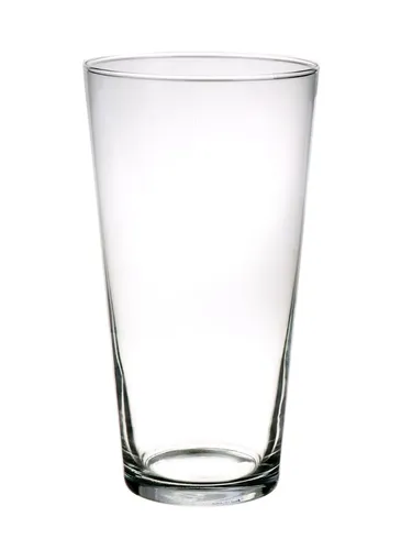 INNA-Glas Blumentopf Anna AIR aus Glas, klar, 29,5cm, Ø11cm/Ø16cm