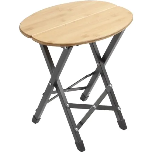 Brunner Twisty Bamboo Campingstuhl Oval grau/beige - Klappbarer Campingstuhl mit stilvoller Bambus-Sitzfläche in grau/beige, ideal für Camping und Freizeitaktivitäten. Entdecken Sie weitere Top-Angebote von Brunner!