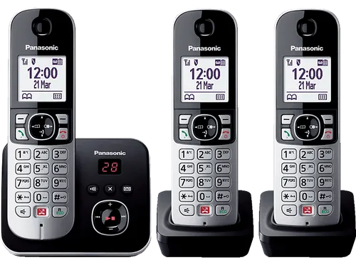 PANASONIC KX-TG6863GB - Schnurloses Telefon, moderne Technologie für kristallklare Gespräche und vielseitige Nutzung