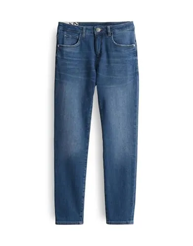 OPUS Damen Slim Jeans Evita Mid Rise - Schmale Slim Fit Jeans mit Stretch-Anteil für optimalen Tragekomfort, knöchellang und perfekt für den täglichen Einsatz.