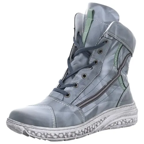 KRISBUT Adult Master-Artikel 3297-1-8 - Robuste Schuhe in Größe 38 - Grau, aus echtem Leder, mit warmem Futter für Komfort an kalten Tagen. Ideal für lässige Outfits und den täglichen Gebrauch.