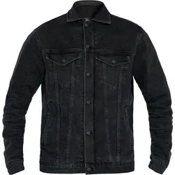 John Doe Maverick XTM Jeansjacke - Schwarz - M - Motorradjacke im Vintage-Look mit AAA-Zertifizierung, integriertem XTM®-Schutz und atmungsaktivem Coolmax®-Futter für optimalen Komfort und Sicherheit.