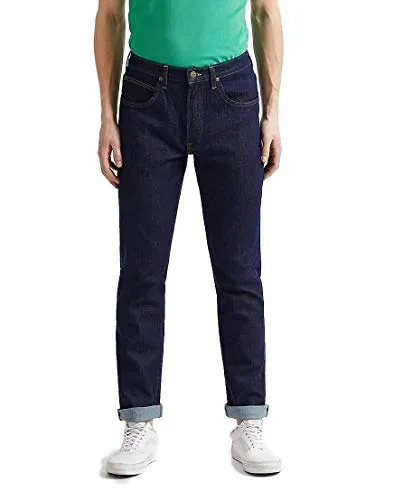 Lee Brooklyn Straight Herren Jeans, Rinse, 34W / 30L - Jeans für Herren, Straight Fit mit hoher Bequemlichkeit dank 95% Baumwolle, ideal für lässige Outfits und den Alltag.