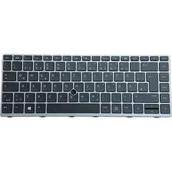 DEUTSCHE-Tastatur Schwarz für HP EliteBook 840 G5 - Hochwertige Ersatz-Tastatur mit Trackpoint, ideal für präzises Tippen und einfaches Arbeiten. Bitte vergleichen Sie vor dem Kauf die Anschlussdetails und Schraubenpositionen.
