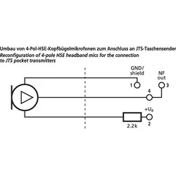 HSE-110 Kopfbügelmikrofon - Kopfbügelmikrofone mit klarer Sprachübertragung, ideal für Live-Performances und Präsentationen.