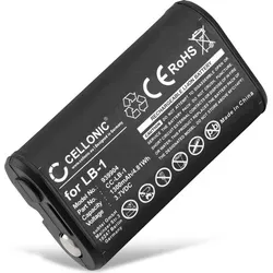 CELLONIC 1x Akku für Fernbedienung Kompatibel mit Rode VideoMic Pro Plus, Performer TX-M2, LB-1 - (1300mAh , 3.7V)