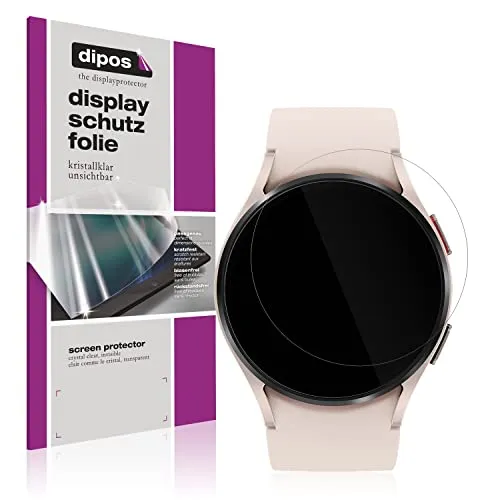 dipos I 2X Schutzfolie klar kompatibel mit Samsung Galaxy Watch 5 (40mm) Folie Displayschutzfolie