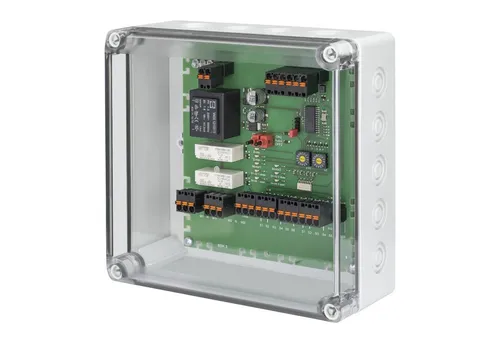Metz Connect MB-DIO4/2-IP Modbus/BACnet - Modulares Messgerät mit 4 Eingängen und 2 Ausgängen. Ideal für die intelligente Gebäudeautomation. Hohe Zuverlässigkeit bei 230 V und 6 A Betriebsspannung.