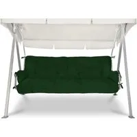 Beautissu Bankauflage Flair HS für Hollywoodschaukel 180x50x8cm - Bequeme Bankauflage für Hollywoodschaukeln, mit 10cm starker Polsterung und UV-beständigem Material für lange Lebensdauer. Inklusive 2 Dekokissen für zusätzlichen Komfort.
