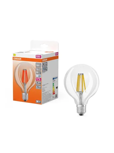 Osram LED-Lampe LED Comfort globe95 filament 1521lm 11W/940 (100W) E27 dimmable E27