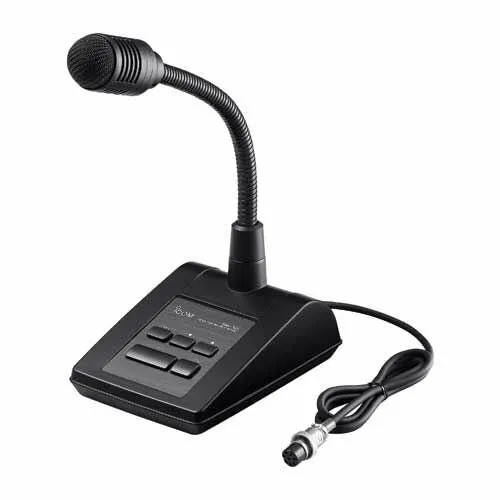 ICOM SM-50 Dynamisches Desktop Mikrofon Mit Auf/Ab Schalter Neu