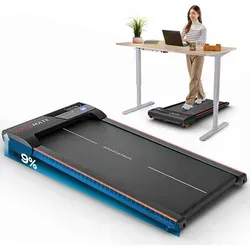 Sportstech Laufband WalkMate - Ideal für Zuhause - Laufband mit 4 vorinstallierten Programmen, Schrittzähler und Transportrollen. Perfekt für effektives Training bis 6 km/h und kompakte Aufbewahrung.