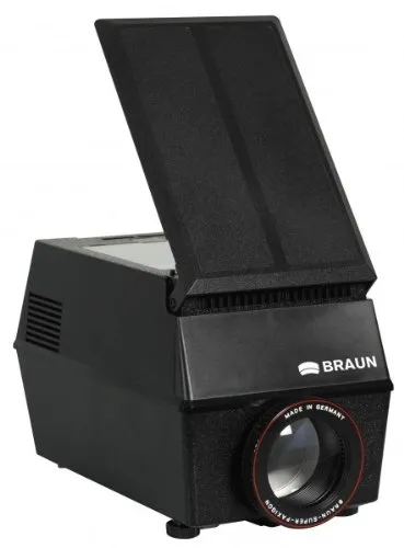 Braun Paxiscope XL - Projektor mit großer Auflagefläche, ideal für Papierbilder, Texte und Landkarten