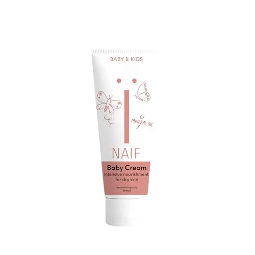 Naïf Nährende Pflegecreme - 75ml - für Baby und Kind - Natürliche Inhaltsstoffe - Vegan