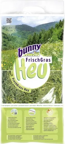 bunny FrischGras Heu Natur Pur 750 g  Kleintierfutter