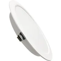 LUXULA LED Einbauleuchte 24W IP44-Geschützt 2400lm Lichtfarbe Einstellbar CCT Ø295x28mm Einbaustrahler Deckenspot Rund Weiß