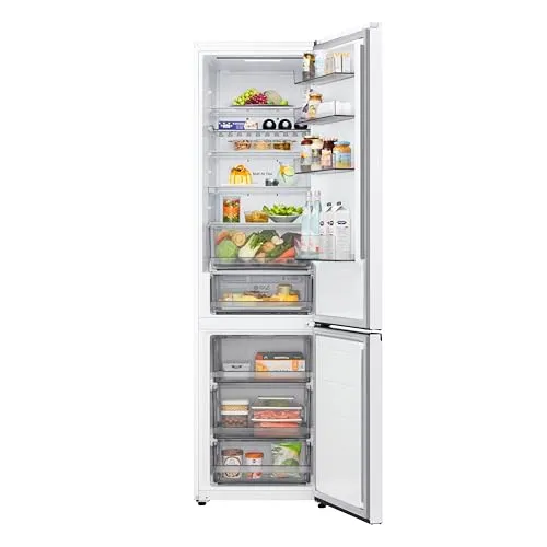 LG Kühl-Gefrierkombination GBBS322BSW – 203 cm hoch, Total No Frost - Moderne Kühl-Gefrierkombination mit DoorCooling+® und ThinQ®-App für intelligente Steuerung. Hohe Energieeffizienz und viel Stauraum (375 l) für frische Lebensmittel.