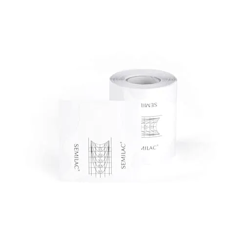 Semilac-Schablone für Nagelverlängerung 100 Stück für Gel- und Acrylnägel schlankes Finish