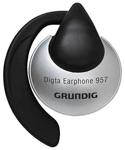 GRUNDIG Earphone 957 USB - Komfortable Ein-Ohrhörer - Kopfhörer mit integrierter Soundkarte, Schaumstoffpolster und Ohrbügel für mühelosen Tragekomfort, ideal für den Einsatz unterwegs.