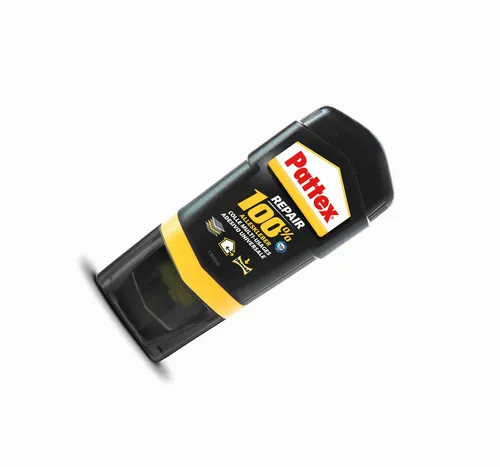 Pattex Repair 100% Alleskleber - Starker Kleber für Innen- und Außenbereich - Dichtungs- & Klebemittel mit Flextec-Formel für verschiedene Materialien, wasserfest und hitzebeständig, ideal für schnelle Reparaturen.