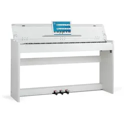 McGrey DP-18 WM E-Piano Weiß matt - Professionelles E-Piano mit 88 gewichteten Tasten, 128 Klängen und 600 Begleitrhythmen - ideal für anspruchsvolle Musiker und kreative Kompositionen.