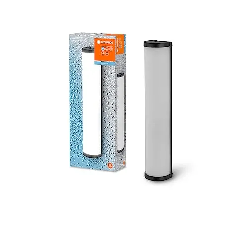 LEDVANCE BATHROOM CLASSIC CYLINDER Wandleuchte - Wandleuchte für das Bad, elegante Zylinderform, hochwertiges Glas und IP44 Schutzklasse, perfekt für smarte Lampen und stilvolle Beleuchtung