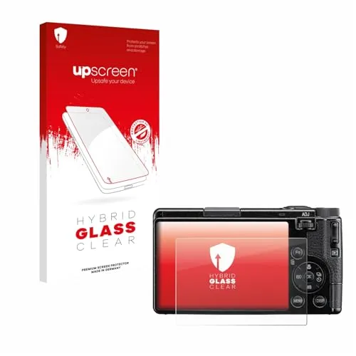 upscreen Schutzglas für Ricoh GR IV 2025 / HDF Schutzfolie Panzer Folie Glas [Extrem Kratzfest 9H, Anti-Fingerprint, Ultra-Transparent]