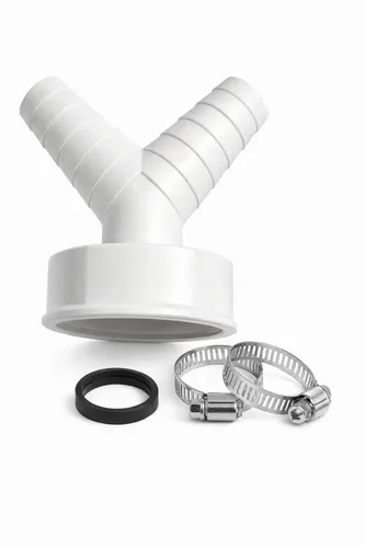Doppelabfluss Abfluss Adapter 1  1/2 Zoll für Geschirrspüler und Waschmaschine