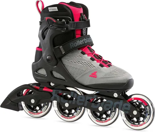 Rollerblade Inline Skates Macroblade 90 für Damen - Inliner mit 90mm Rollen für mehr Geschwindigkeit und Stabilität, ideal für fortgeschrittene Skaterinnen, die ihre Technik verbessern möchten.