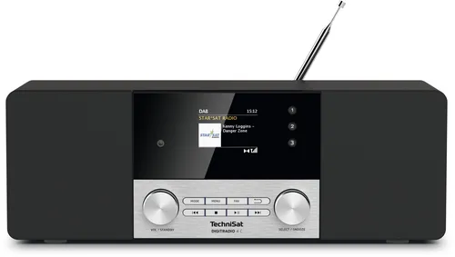 TechniSat DIGITRADIO 4 C - Stereo Digital-Radio mit Bluetooth, edles Holzgehäuse und hervorragendem Stereosound