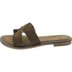 Marc O’Polo 60318391104300783 Pantolette (39/dark dusty brown) - Trendige Pantolette mit gut gepolsterter Decksohle und rutschhemmendem Design. Ideal für warme Sommertage, bietet optimalen Halt und einen sommerlichen Look.