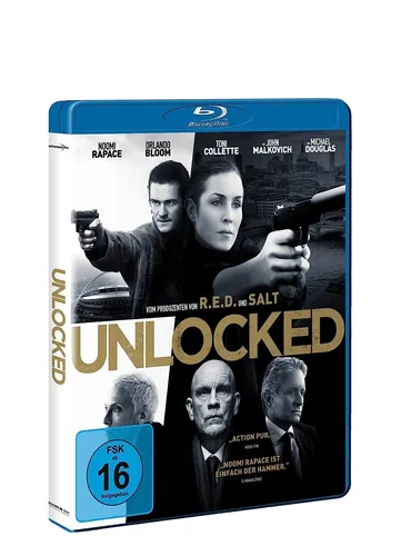 Unlocked ( Noomi Rapace, Orlando Bloom, Toni Collette, Blu-Ray ) NEU