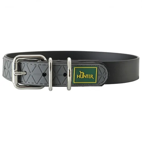 Hunter - Collar Convenience - Hundehalsband Gr Halsumfang 38-46 cm - Breite 2,5 cm schwarz