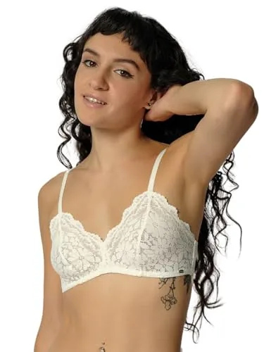 Skiny Bustier mit Spitze - Funktionsunterwäsche, bügellos und super bequem mit integrierter Gummi für perfekten Halt, zusätzlich verziert mit elastischer Spitze für einen stilvollen Look.